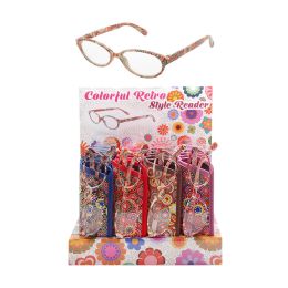 24 Bulk Retro Reading Glasses Ladies | 24 Pcs Per Display