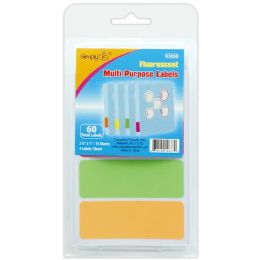 24 Bulk 15ct Neon Multi Purpose Labels