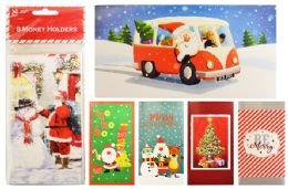 24 Bulk 8 Pack Christmas Money Cards With Envelopes