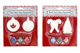 18 Bulk Christmas Ornament Paint Craft Kit