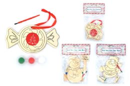 18 Bulk Christmas Ornament Paint Craft Kit