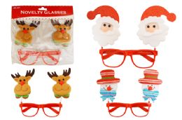24 Bulk Christmas Glasses With Felt Toppers