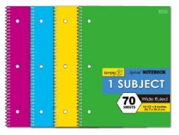 48 Bulk 1 Subject 70 Count Notebook