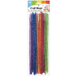 288 Bulk 12" 30-Piece Tinsel Stems Glamour Color