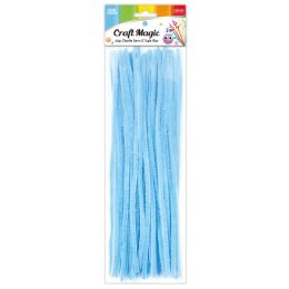 288 Bulk 12" 40-Piece Chenille Stems Light Blue