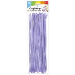 288 Bulk 12" 40-Piece Chenille Stems Lavender