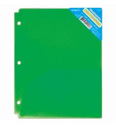 48 Bulk Translucent 2 Pocket Poly Portfolio
