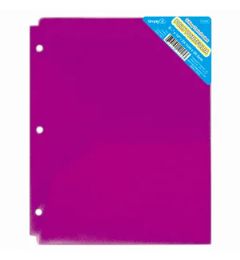 48 Bulk Translucent 2 Pocket Poly Portfolio