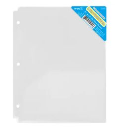 48 Bulk 2-Pocket Poly Portfolio 3 Hole Translucent Colors