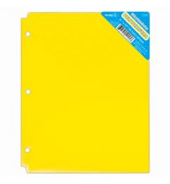48 Bulk 2-Pocket Poly Portfolio 3 Hole Translucent Colors