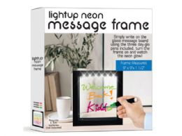 6 Bulk BatterY-Operated Led Neon Effect Message Frame With 3 Markers