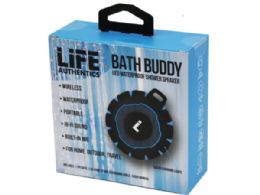 12 Bulk Life Authentics Bath Buddy Waterproof Bluetooth Shower Speaker