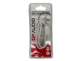 120 Bulk Dp Audio 4 Foot Usb To Micro Usb Cable In White Dp Audio 4 Foot Usb To Micro Usb Cable In White