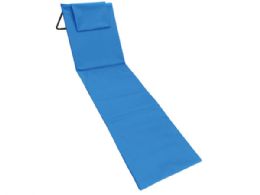 6 Bulk 67 In X 20 In Portable Collapsible Beach Mat Lounger With Handle
