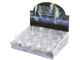 24 Bulk 2.75" Plastic Votive Flame Flicker Led Light