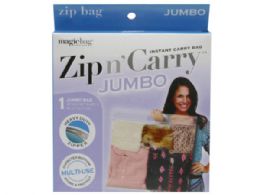 60 Bulk Zip N Carry Jumbo Instant Carry Bag