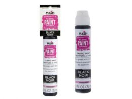132 Bulk Tulip Black 1oz Fabric Paint Dauber