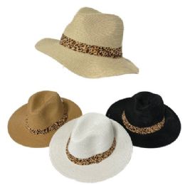 12 Bulk Woven Fashion Hat