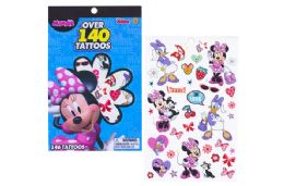 24 Bulk 140 Count Stick On Tattoos Minnie Mouse