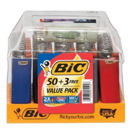 6 Bulk BIC Disposable Ligher 53Count PDQ Tray
