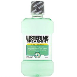 6 Bulk Listerine 250ml Spearmint UK