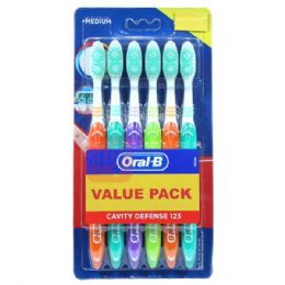 36 Bulk Oral-B Toothbrush 6PK Cavity Defense Medium