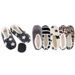 48 Bulk Thermaxxx House Slipper Mix Random Designs