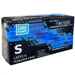 10 Bulk Dre Health Nitrile Exam Gloves Black 200CT Size: Small