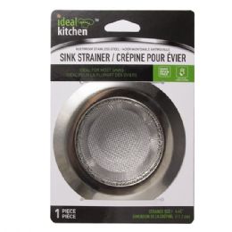 48 Bulk Ideal Kitchen Sink Strainer Stainless Steel 1PK Mesh