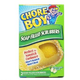 6 Bulk Chore Boy Soap Filled Scrubbers