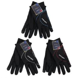 72 Bulk Thermaxxx Men Gloves w/ Touch Neoprene Grip Palm