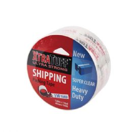 48 Bulk XtraTuff Packing Tape 1.89in by 110yd Super Clear