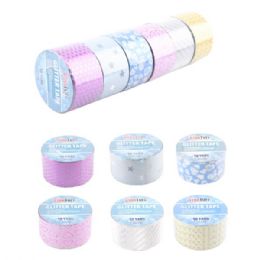 48 Bulk XtraTuff Glitter Tape 10 Yards Assorted Design