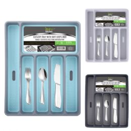 12 Bulk Ideal Kitchen Cutlery Tray 40.53x33.5x4.5cm 6 Section