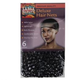 240 Bulk Sable Beauty Deluxe Hair Nets 6PK
