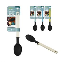 24 Bulk Ideal Kitchen SILICONE SOLID SPOON