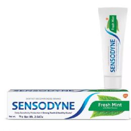 72 Bulk Sensodyne Toothpaste 150g 5.29oz Fresh Mint