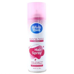 12 Bulk White Rain 7oz Hair Spray Extra Hold Scented