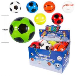 48 Bulk Krazy Super High Bounce Ball 10cm Sports