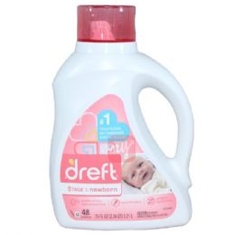 2 Bulk Dreft Liquid 75oz Newborn