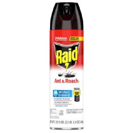 18 Bulk Raid Ant & Roach Spray 17.5oz Water Based