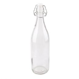 12 Bulk Glass Bottle 1L Clear