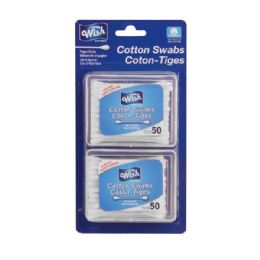48 Bulk Wish Cotton Swabs Paper 50CT*2PK
