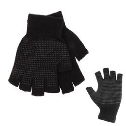 144 Bulk Thermaxxx Winter Magic Glove w/ Grip Dots Fingerless