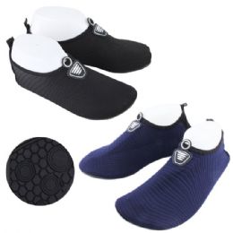 36 Bulk JM Water Shoes Men Solid Stitched