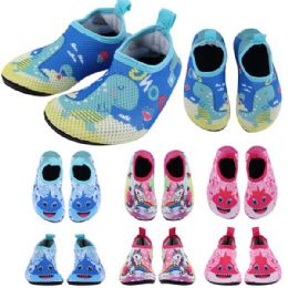 36 Bulk MM Water Shoes Kid's Printed