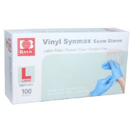 10 Bulk Nbr Nitrile Exam Gloves Size L Blue