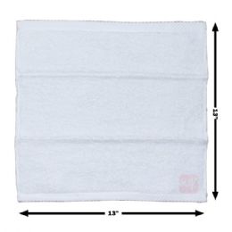 216 Bulk Hand Towel 13in x 13in in. White 1PK
