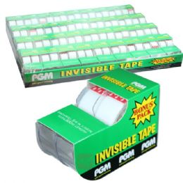 72 Bulk Invisible Tape 3/4x300in 2PK