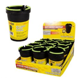 48 Bulk XtraTuff Butt Bucket Ashtray Glow in Dark
